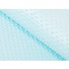 Detská látka Minky 3D bodky MKP-013 Ľadová modrá - šírka 150 cm