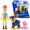 Paw Patrol figúrky Chase, kapitán Turbot a chobotnička – sada Adventure Bay