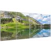 Horské pleso - obrazy (Obraz 160x80cm)