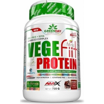 Amix Vege-Fiit Protein, Double Chocolate, 720g