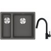 Súprava granitový drez Franke Maris 125.0687.270, kuchynská batéria Franke Lina 115.0626.055