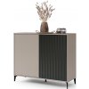 | Komoda RONJA taupe/čierna | MZ0052
