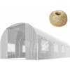 Záhradný fóliovník 2x4,5m (9m2) biely Plonos