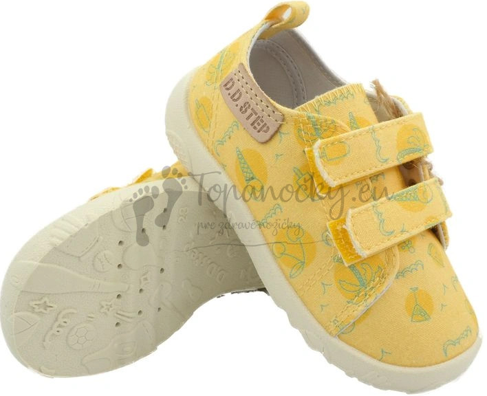 D.D.Step Barefoot plátenky CSB-41907A yellow