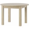 Szynaka, ALAN 1 okrúhly jedálenský stôl s rozkladom, dub sonoma LTD,MDF
