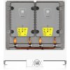 Clage E-modul prietokový ohrievač vody ISX Touch Twin: 2 × 18 - 27 kW, 400 V