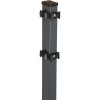 Rohový plotový stĺpik pre zvárané pletivo antracitový 4 cm x 6 cm x 200 cm