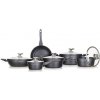 Banquet Sada riadu s nepriľnavým povrchom Diamont Matte Grey, 11 ks