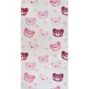 Ružový/slonovinový prateľný detský koberec 120x180 cm Cute Teddies Pink – Vitaus