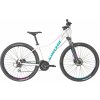bicykel KENZEL Q KJU: 100 27,5´´ women biela / tyrkysová , Veľkosť rámu 18´´