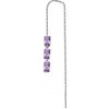 Brosway Single náušnice Fancy Magic Purple FMP23