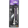 TAJIMA Dorafin Nôž s lámavou čepeľou 18 mm skrutka, viacúčelový koniec Nôž orezavaci TAJIMA Super Hard 18mm