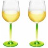 Camp4 plastový pohár na víno Tarifa so zelenou stopkou