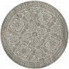 Kusový koberec KRUH Flat 21193 ivory/silver/taupe Kruh průměr 120 cm