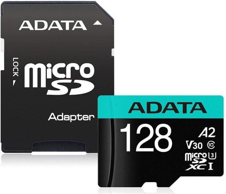 ADATA MICROSDXC 128GB AUSDX128GUI3V30SA2-RA1