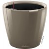 Plastový kvetináč Lechuza Classico LS Ø 50 cm H 47 cm taupe vrátane zavlažovacieho systému, vložky na rastliny, substrátu a ukazovatele stavu vody