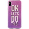 IZMAEL Huawei P20 Lite Silikónové puzdro s trblietkami KP22804 fialová