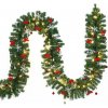 Goleto Vianočná ozdobená girlanda 10 m | teplá biela 160 LED