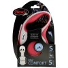 Vodítko Flexi 5m/max.15kg S, červené New Comfort