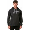 Mikina AGELESS 2 HOODIE, ALPINESTARS (šedá/černá, vel. M)