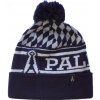 Pally'Hi Beanie Bavarifornication - zimní čepice s bambulí merino bluek/heather grey