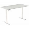 AlzaErgo Table ET2 Essential biely + doska 120 × 80 cm lamino biely dub