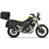 SHAD Kompletná sada sedlových brašní SHAD TERRA TR40 adventure a hliníkového kufra SHAD TERRA BLACK 37L vrátane montážnej sady SHAD Aprilia Tuareg 660