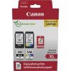 kazeta CANON PG-545 XL black + CL-546 XL color MG2450/MG2550 + GP501 10x15