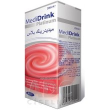 MediDrink Platinum príchuť jahodová 30 x 200 ml