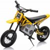 mamido Detská elektrická motorka Cross 350W 36V žltá