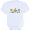 Detské body s potlačou New Baby Ľudový vzor - vel. 62 (3-6m)