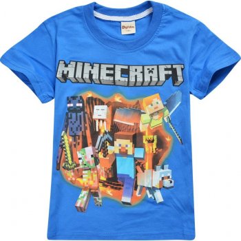 Minecraft triko blue II