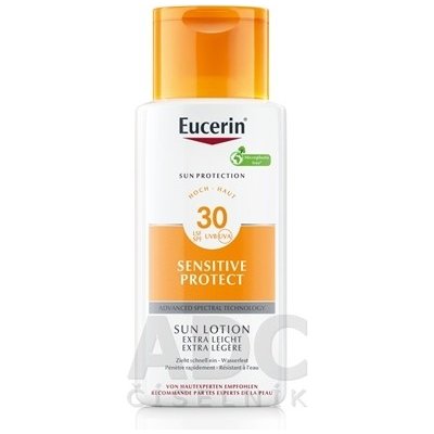 Eucerin SUN Extra ľahké telové mlieko SENSITIVE PROTECT SPF 30, 150 ml