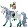 Schleich Bayala Morská panna na morskom jednorožci 42509