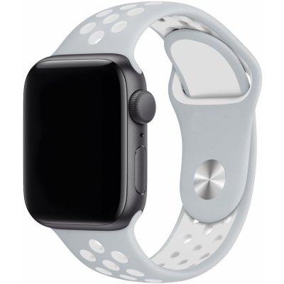 Eternico Sporty na Apple Watch 42 mm/44 mm/45 mm Cloud White and Gray AET-AWSP-WhGr-42