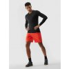 Men's Sports Shorts Made of 4F Recycled Materials Orange červená