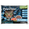 Pawsome! kapsička Adult s lososom Multipack 4x 85 g
