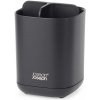Pohár na zubné kefky EASYSTORE 70598 13 cm, čierna, plast, Joseph Joseph