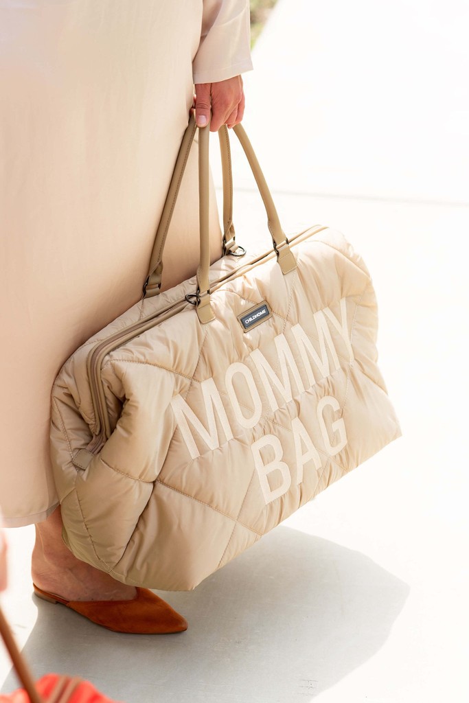 5668, Сумка Childhome Mommy bag - puffered beige, , 4 100грн., CWMBBPBE,  Childhome, Сумки для мам