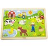 Viga Drevené puzzle Farma 24 ks