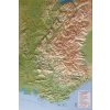 CARTE EN RELIEF DES ALPES FRANÇAISES ET SES MASSIFS ALPINS (3DMAP)(Brožovaná)