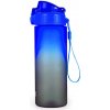 Fľaša na pitie OXY Click 600 ml Ombre Black-Blue