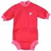 Dojčenské neoprénové plavky Splash About Happy Nappy Wetsuit Red
