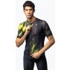 Pánsky cyklistický dres Alé Trace acid green