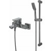 Súprava vaňová/sprchová batéria Oltens Hadsel 34006400, sprchová tyč Oltens Alling 37301400, 37200400, 37111400