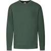 Mikina pánska Fruit of the Loom Lightweight Set-In Sweat - tmavo zelená, L