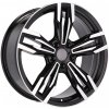 RACING LINE Racing Line By983 9.5x19 5x120 ET38 Mb - Polished + Black 72.6