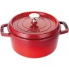 Staub Hrniec STAUB okrúhly 20cm červený 2,2l