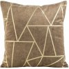 Takoy Zamatová obliečka na vankúš BLINK 29 so zlatou geometrickou potlačou-HF-391070 | 45 x 45 cm