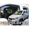 Deflektory na Peugeot Rifter, 5-dverová (+zadné), r.v.: 2018 -